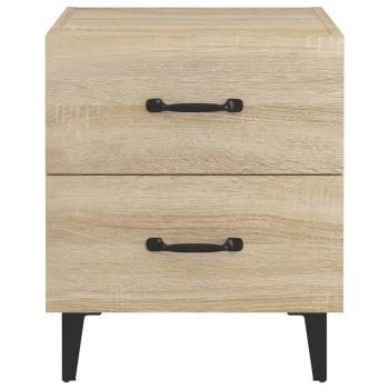 Nachttische 2 Stk. Sonoma-Eiche 40x35x47,5 cm