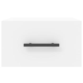 Wand-Nachttisch Weiß 35x35x20 cm