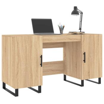 Schreibtisch Sonoma-Eiche 140x50x75 cm Holzwerkstoff