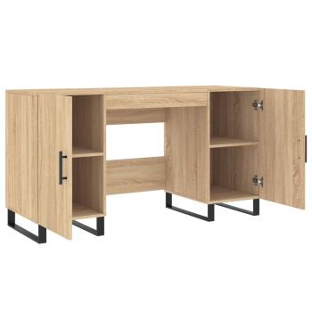 Schreibtisch Sonoma-Eiche 140x50x75 cm Holzwerkstoff