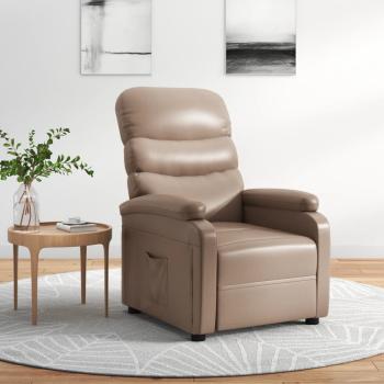 ARDEBO.de - Relaxsessel Cappuccino-Braun Kunstleder