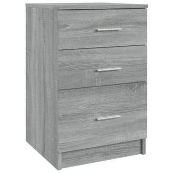 Nachttisch Grau Sonoma 40x40x63 cm Holzwerkstoff
