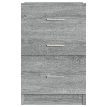 Nachttisch Grau Sonoma 40x40x63 cm Holzwerkstoff