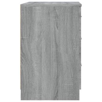 Nachttisch Grau Sonoma 40x40x63 cm Holzwerkstoff