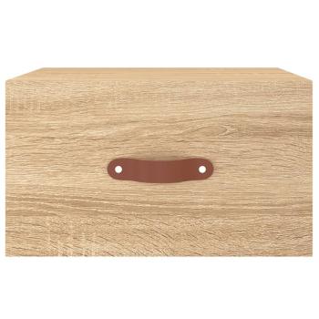 Wand-Nachttisch Sonoma-Eiche 35x35x20 cm
