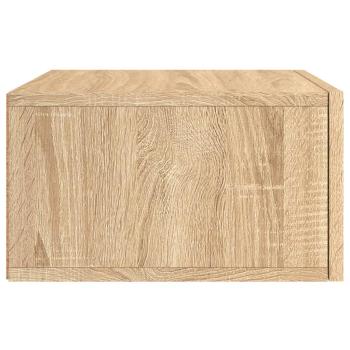 Wand-Nachttisch Sonoma-Eiche 35x35x20 cm