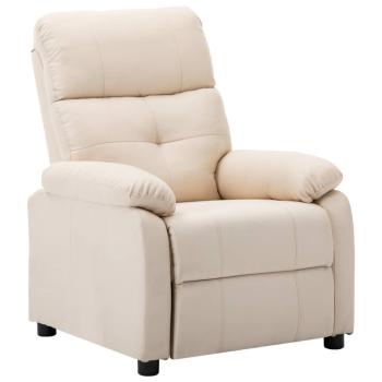 Relaxsessel Creme Stoff