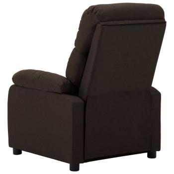 Relaxsessel Dunkelbraun Stoff