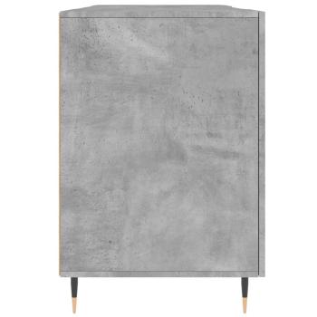Schreibtisch Betongrau 140x50x75 cm Holzwerkstoff