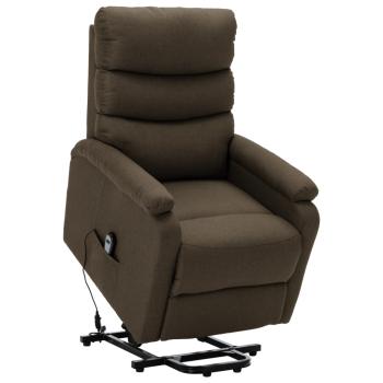 ARDEBO.de - Aufstehsessel Braun Stoff