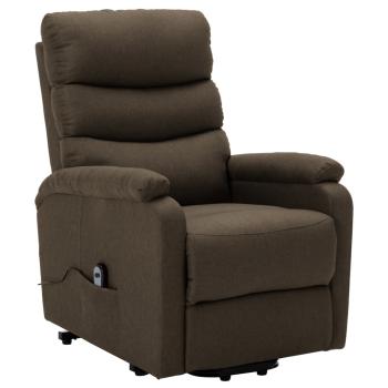 Aufstehsessel Braun Stoff
