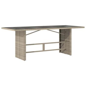 Essgruppe 9 pcs Hellgrau 190 x 80 x 74 cm
