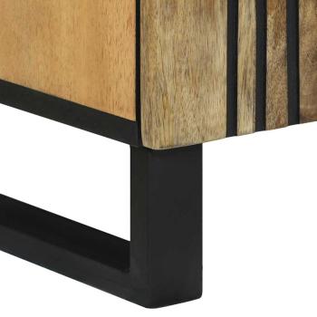 Badezimmermöbel Set 3 pcs Braun Mittel Massivholz