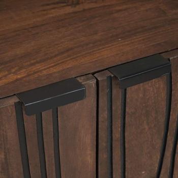Badezimmermöbel Set mit Schubladen mit Regal mit Speicher mit Tür 3 pcs Braun Groß