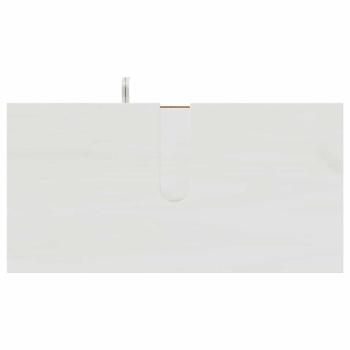 Badezimmermöbel Set 3 pcs Antik Weiß 37 x 34 x 110 cm