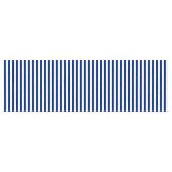 Einziehbare Markise Blau und Weiß Weiß 350 x 200 cm