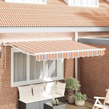 ARDEBO.de - Einziehbare Markise Marineblau 350x200 cm Gewebe