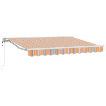 Einziehbare Markise Marineblau 350x200 cm Gewebe