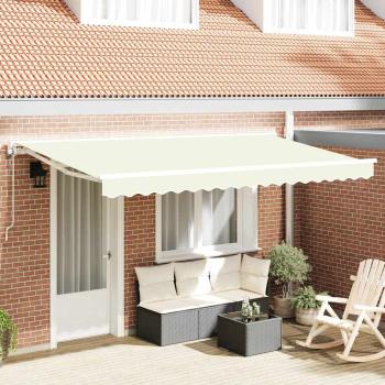 ARDEBO.de - Einziehbare Markise Creme 400x200 cm