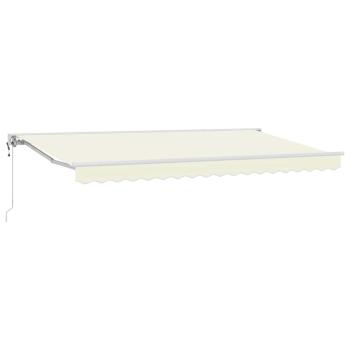 Einziehbare Markise Creme 400x200 cm