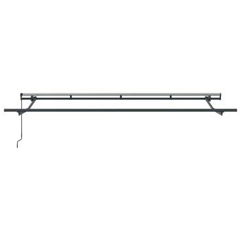 Einziehbare Markise Cremefarben Anthrazit Braun 400 x 200 cm