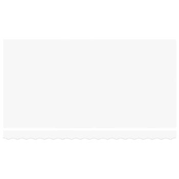 Einziehbare Markise Weiß 400x200 cm 400 x 200 cm 4 x 2 m