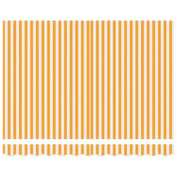 Einziehbare Markise Gelb und Weiß 300x250 cm