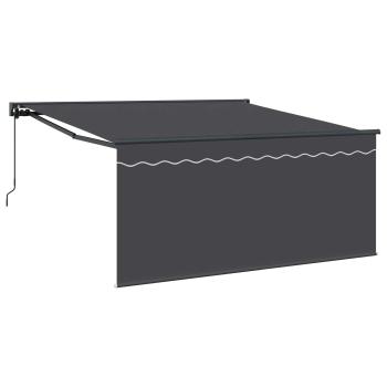 Einziehbare Markise Anthrazit 300 x 250 cm