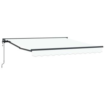 Einziehbare Markise Weiß 300x250 cm