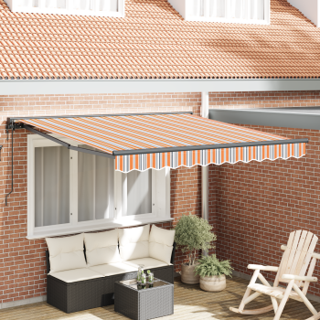 Einziehbare Markise Marineblau 350x250 cm