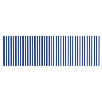 Einziehbare Markise Blaue und weiße Streifen 400 × 300 cm