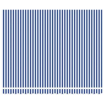 Einziehbare Markise Blaue und weiße Streifen 400 × 300 cm