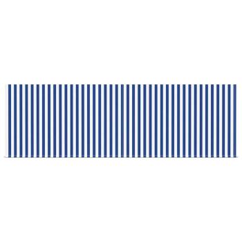 Einziehbare Markise Blaue und weiße Streifen 400 × 300 cm