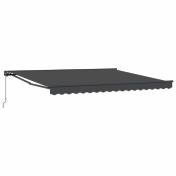 Einziehbare Markise Anthrazit 400x300 cm
