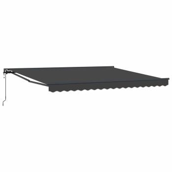 Einziehbare Markise Anthrazit 400x300 cm