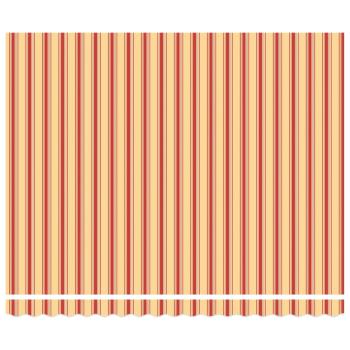 Einziehbare Markise Gelb und Orange 400x300 cm Polyester
