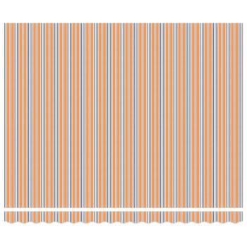 Einziehbare Markise Marineblau 400x300 cm Metall und Stoff