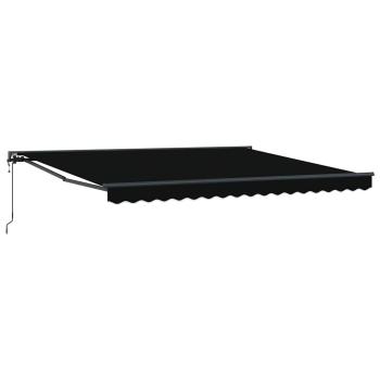 Einziehbare Markise Schwarz 400x300 cm