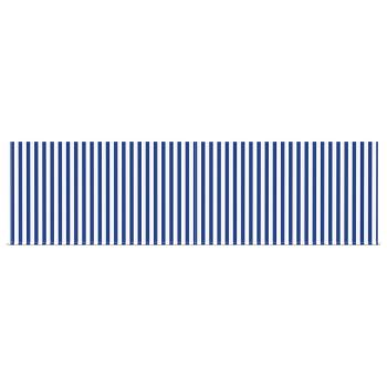 Einziehbare Markise Blau und Weiß Anthrazit 450 × 300 cm