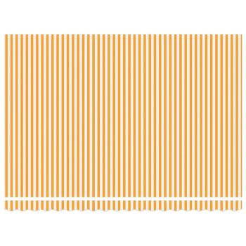 Einziehbare Markise Orange und Weiß 450x300 cm
