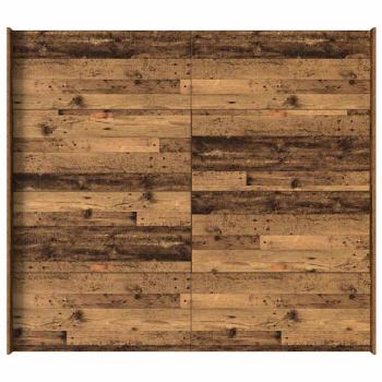 Bett mit Stauraum mit Schubladen mit Kopfteil mit Speicher Altholz 200 x 200 cm