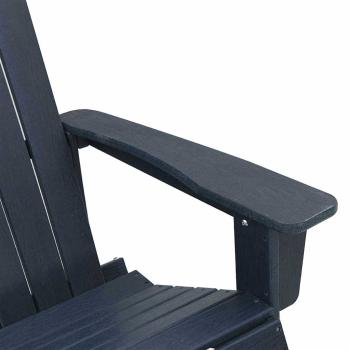 Adirondack Schaukelstühle 2 Stk. Marineblau HDPE