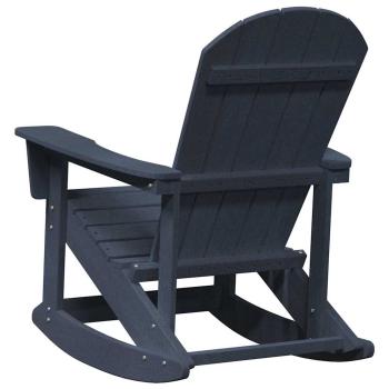 Adirondack Schaukelstühle 2 Stk. Marineblau HDPE