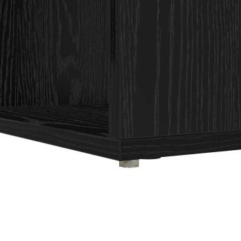 Eck-Schreibtisch Schwarz Eichen-Optik 101,5 x 149,5 x 149,5 cm