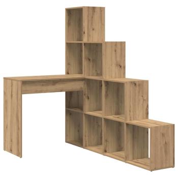 Eckschreibtisch Eiche handwerklich 101,5 x 149,5 x 149,5 cm