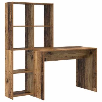Schreibtisch Altholz 138.5 x 55 x 143 cm Holzwerkstoff