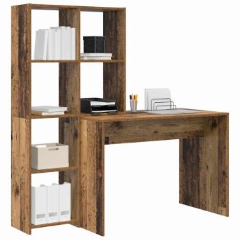 Schreibtisch Altholz 138.5 x 55 x 143 cm Holzwerkstoff