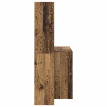Schreibtisch Altholz 138.5 x 55 x 143 cm Holzwerkstoff