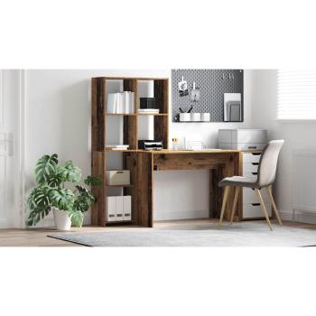 Schreibtisch Altholz 138.5 x 55 x 143 cm Holzwerkstoff