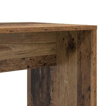 Schreibtisch Altholz 138.5 x 55 x 143 cm Holzwerkstoff